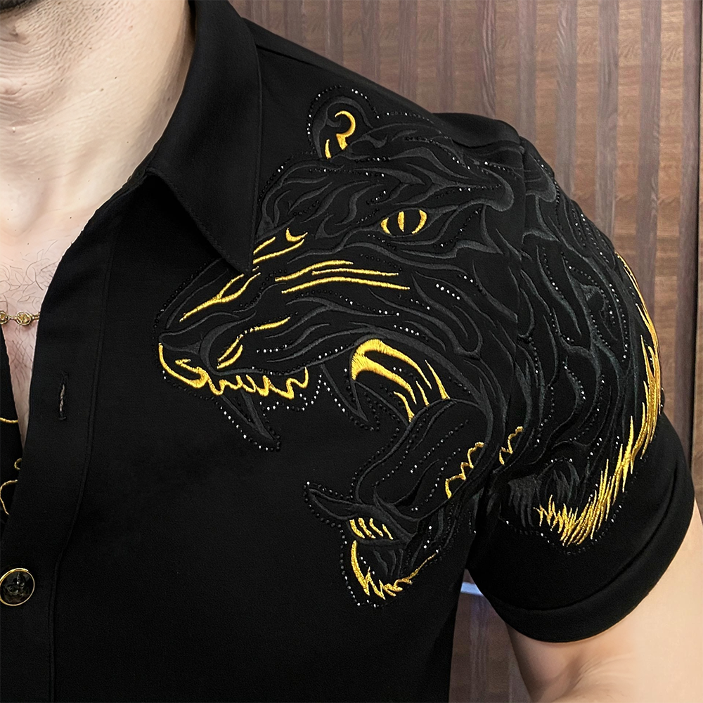 Tiger Shoulder Shine Polo