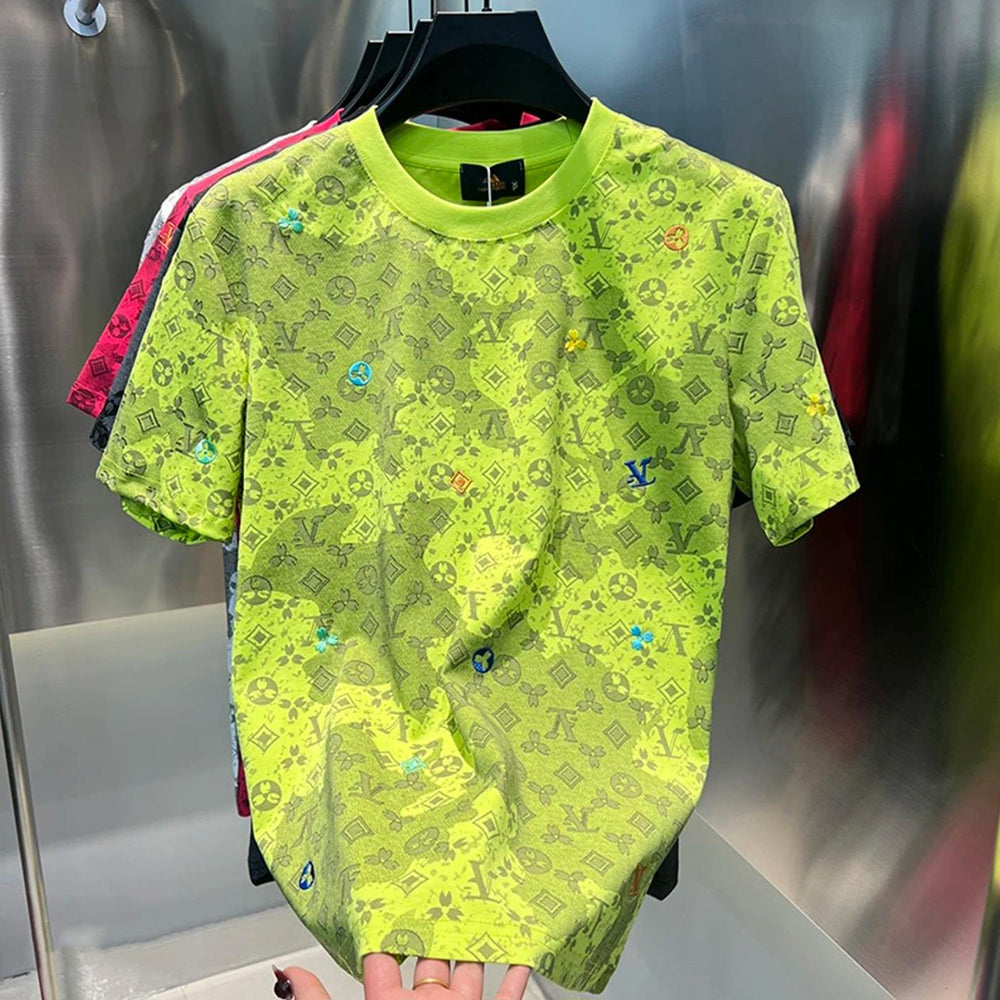 Premium dark pattern printed T-shirt