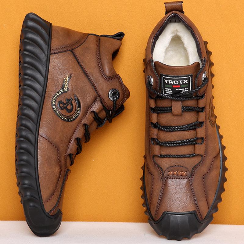Velvet non-slip warm cotton shoes