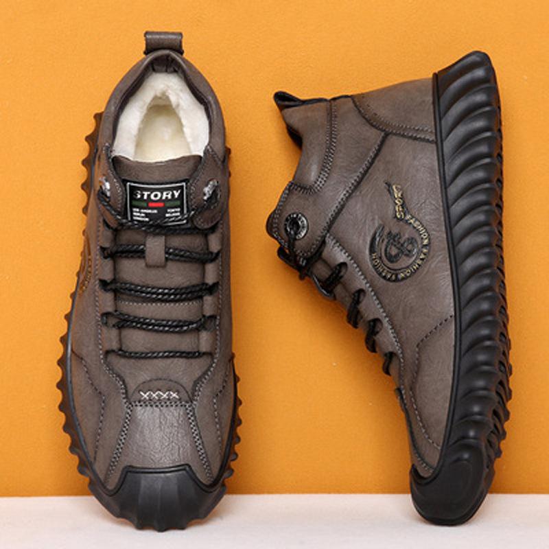 Velvet non-slip warm cotton shoes