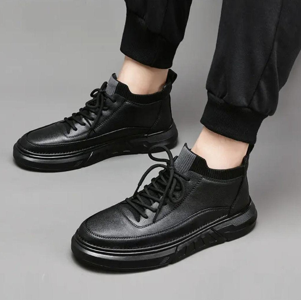 Simple plush warm trendy sports shoes