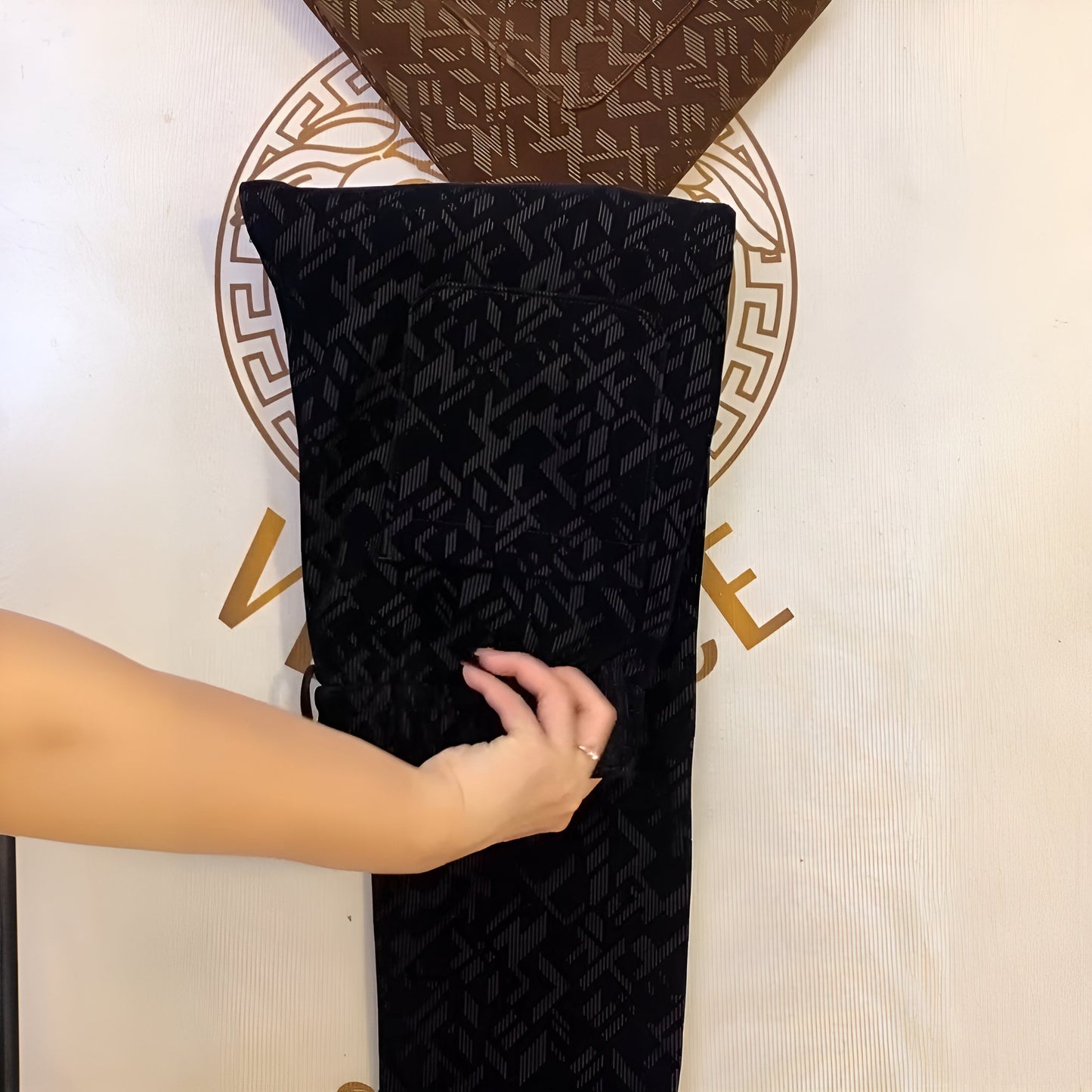 Textured Jacquard Sweatpants