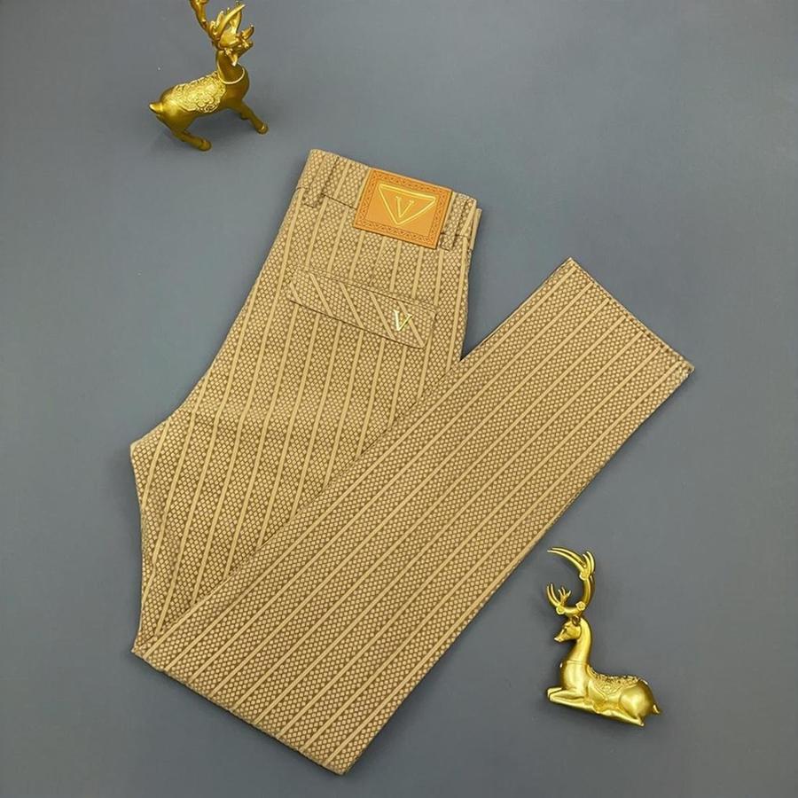 Plush elastic luxury trousers