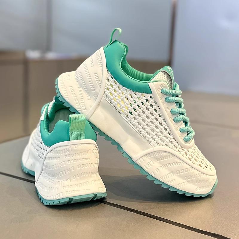 Woven breathable trendy sports shoes