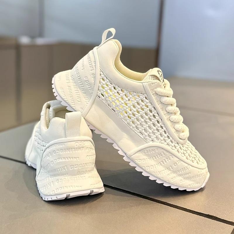 Woven breathable trendy sports shoes