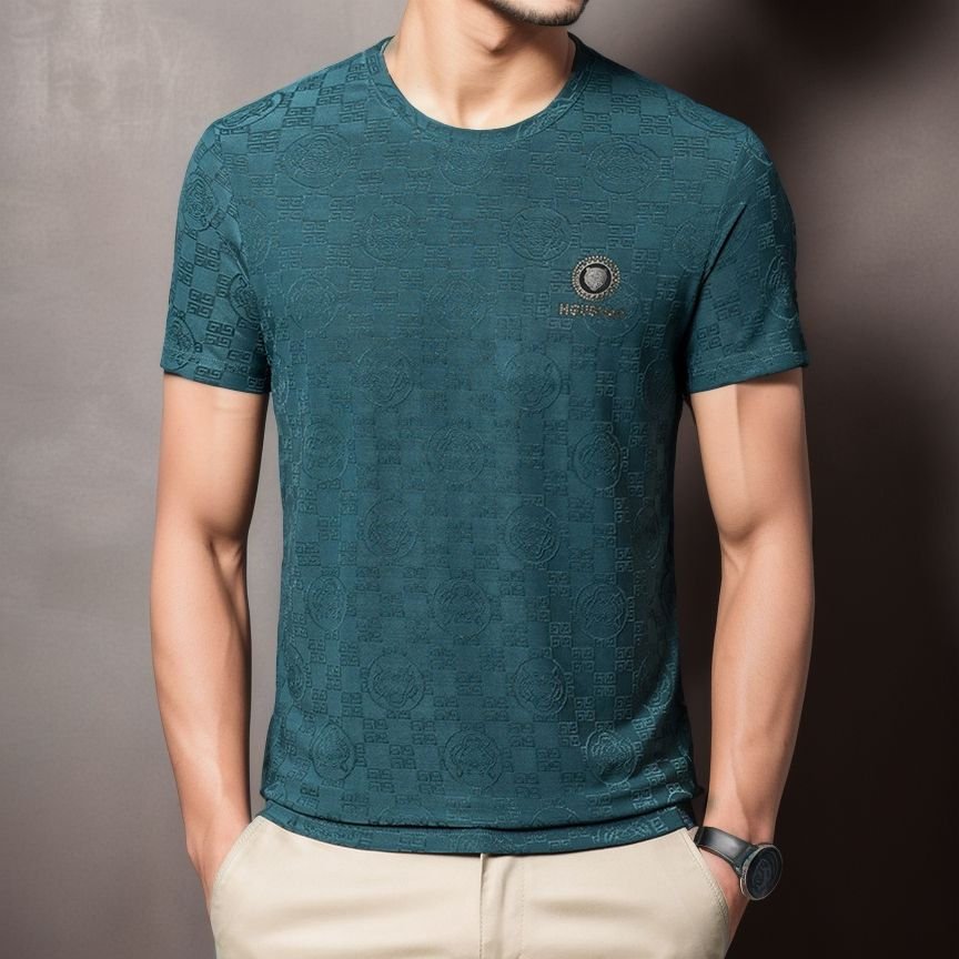 Embossed Tiger Lightweight Breathable T-Shirt