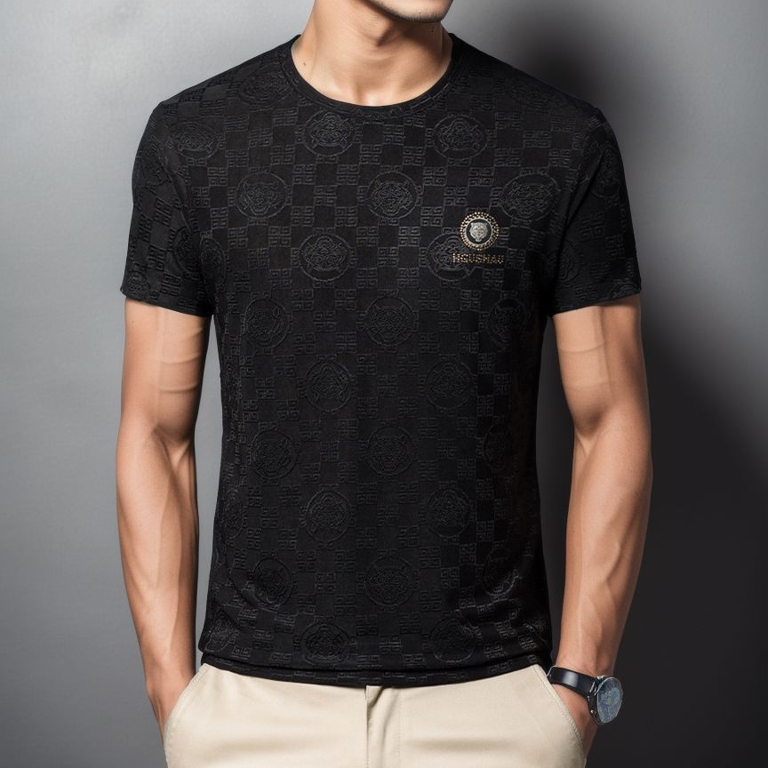 Embossed Tiger Lightweight Breathable T-Shirt