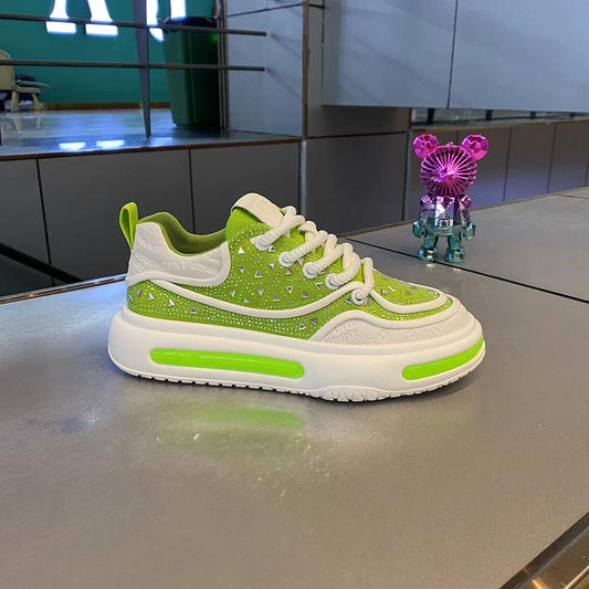 Rhinestone Air Cushion Sneakers