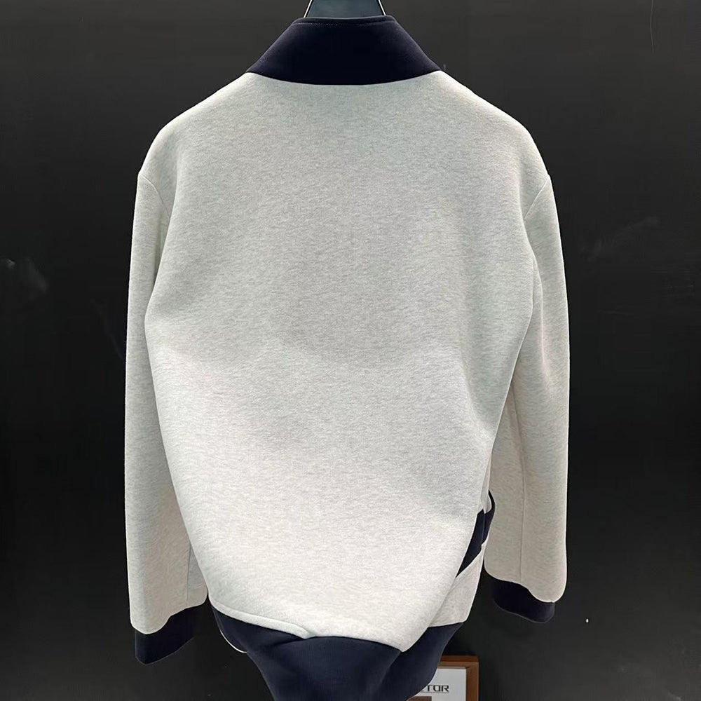 Simple and versatile sweatshirt jacket