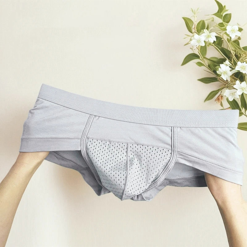 Pouch Breathable Hollow Boxer Briefs