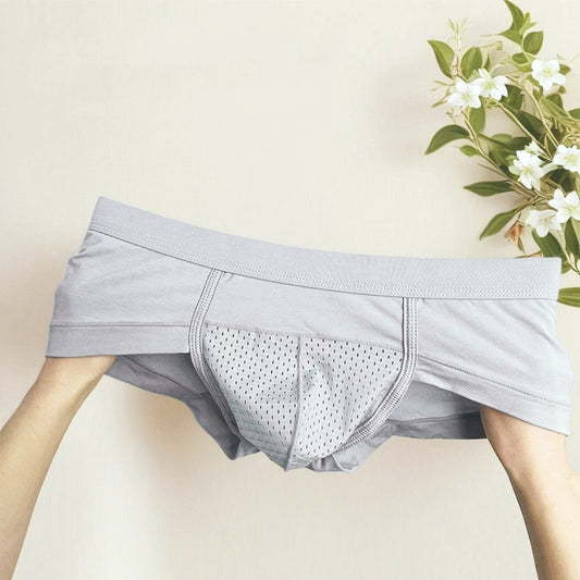 Pouch Breathable Hollow Boxer Briefs