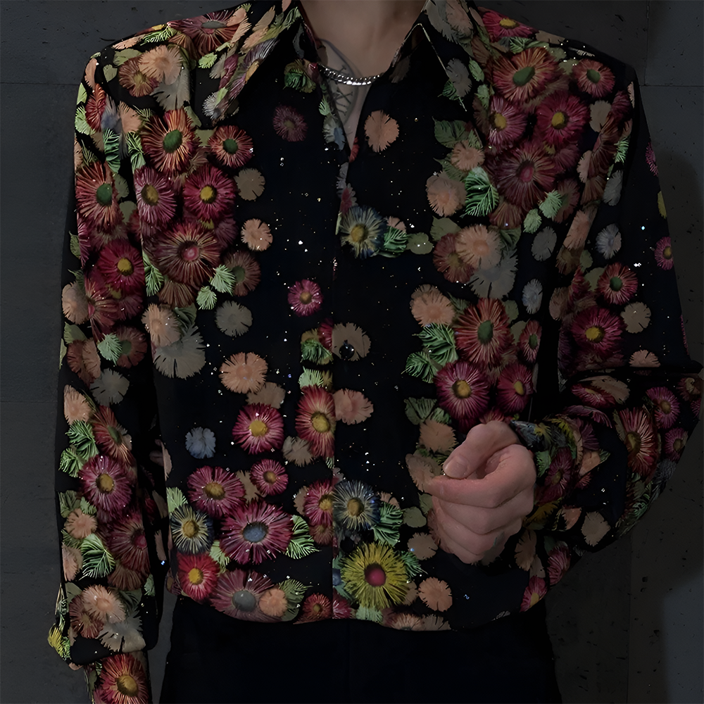 Floral Star Casual Shirt