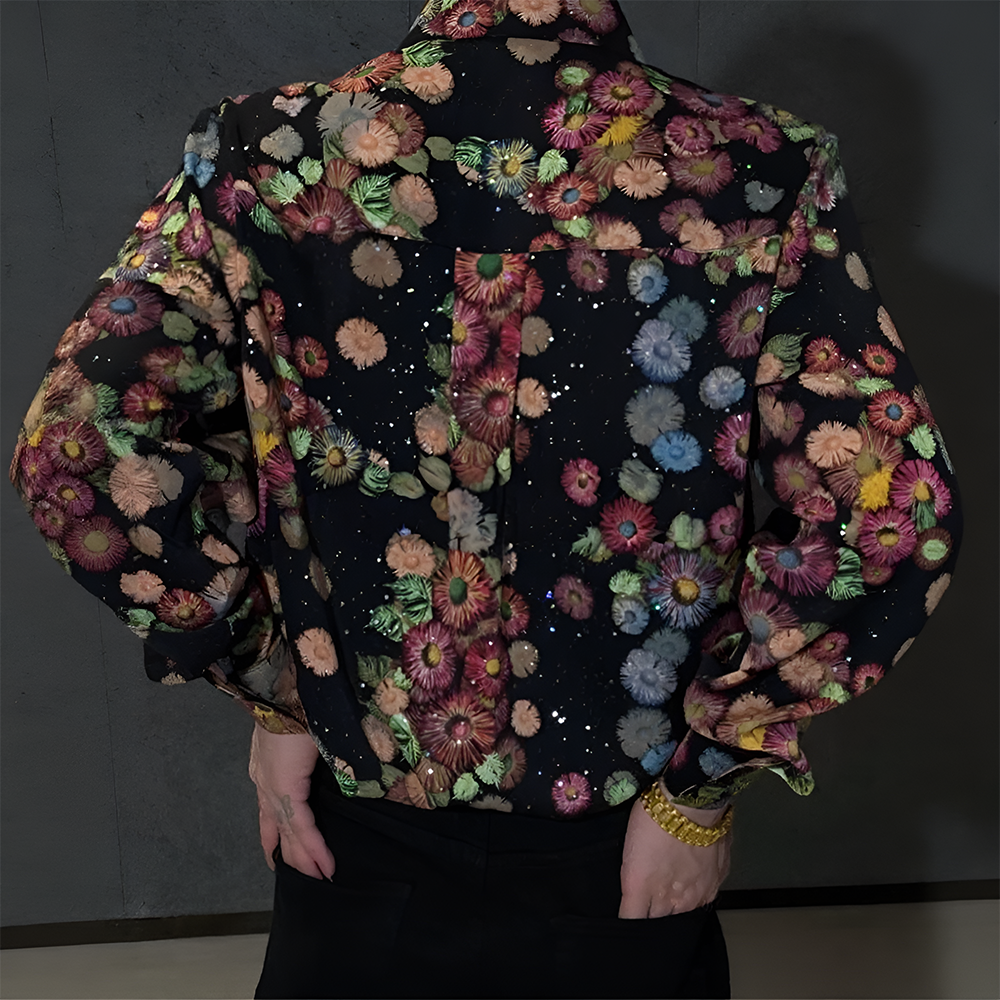 Floral Star Casual Shirt