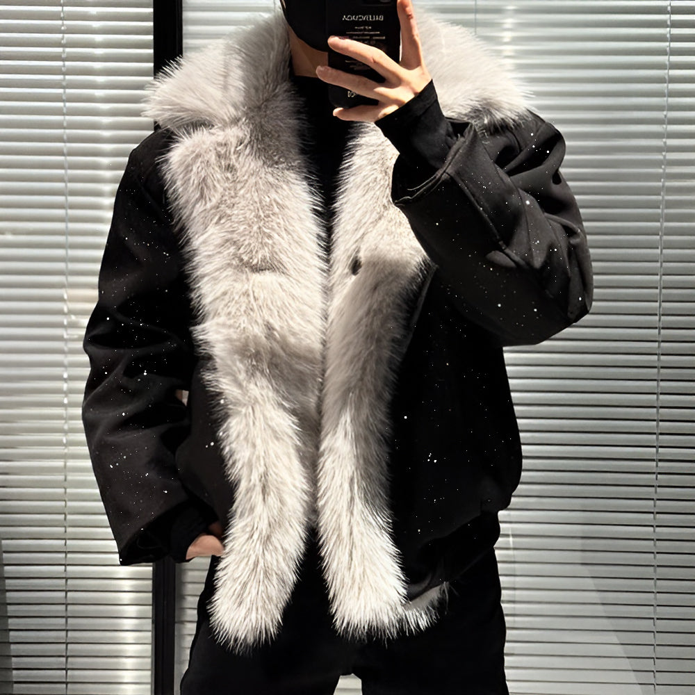 Starlight Fleece-Lined Trendy Warm Jacket