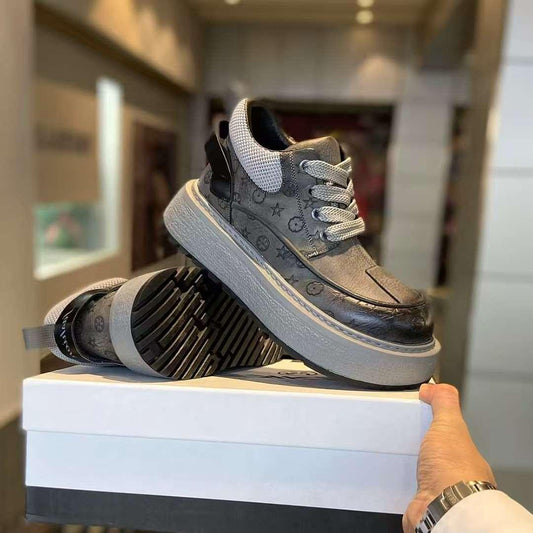 Luxury Embossed Platform Boots