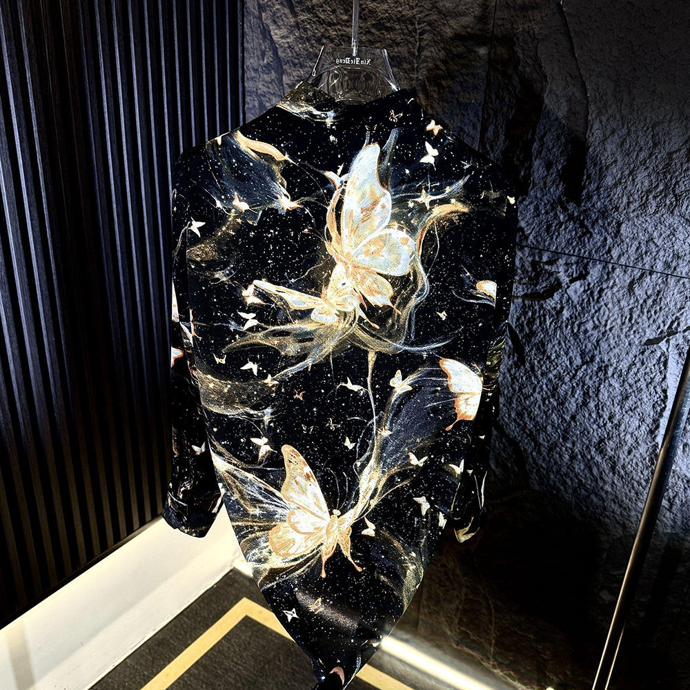 Starry Gold Butterfly Shirt