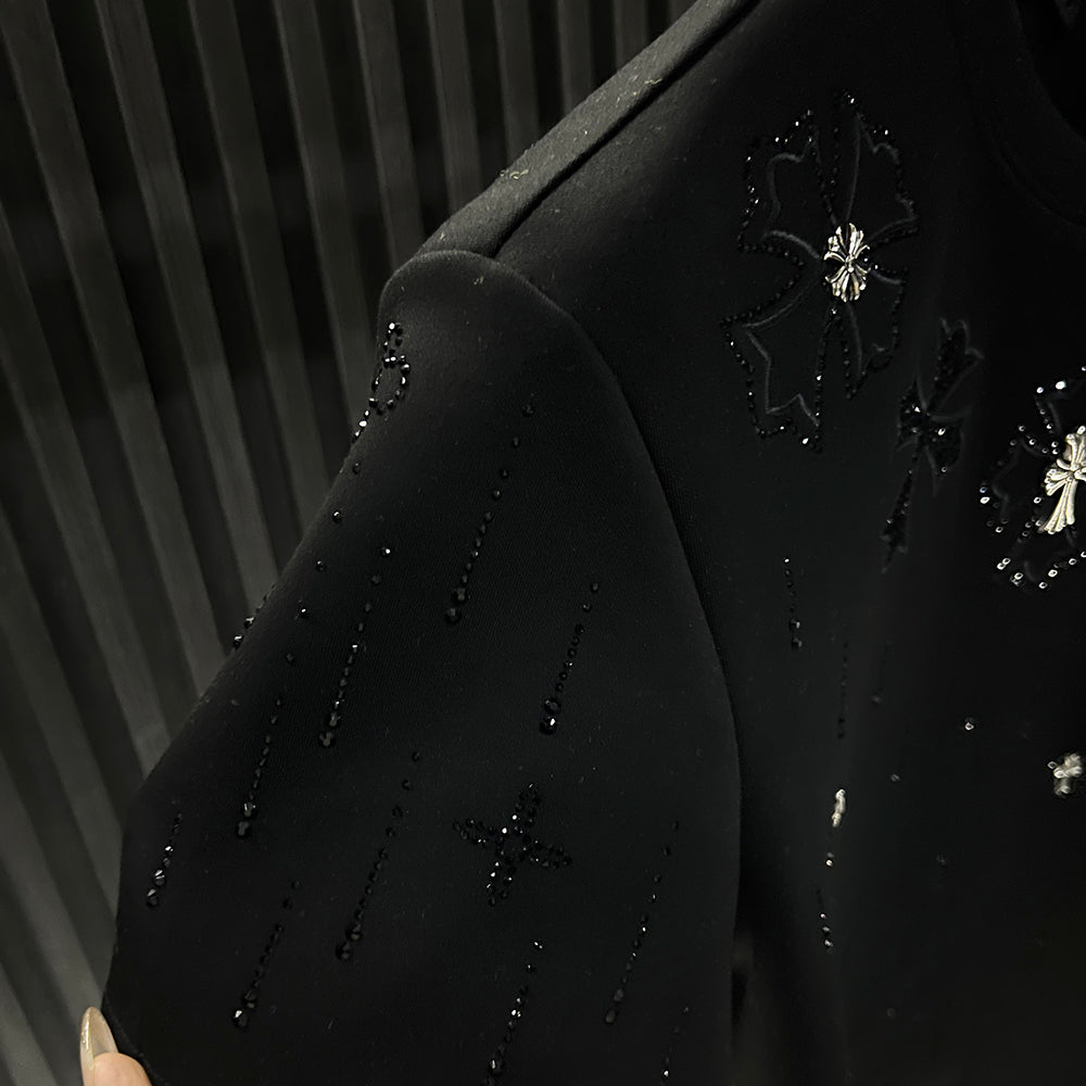 Cross Rhinestone Trendy T-shirt