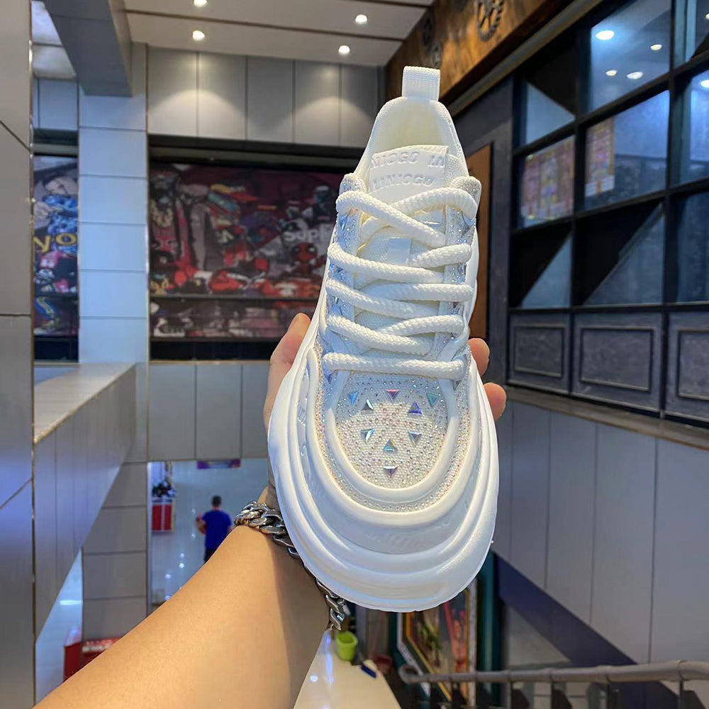 Rhinestone Air Cushion Sneakers