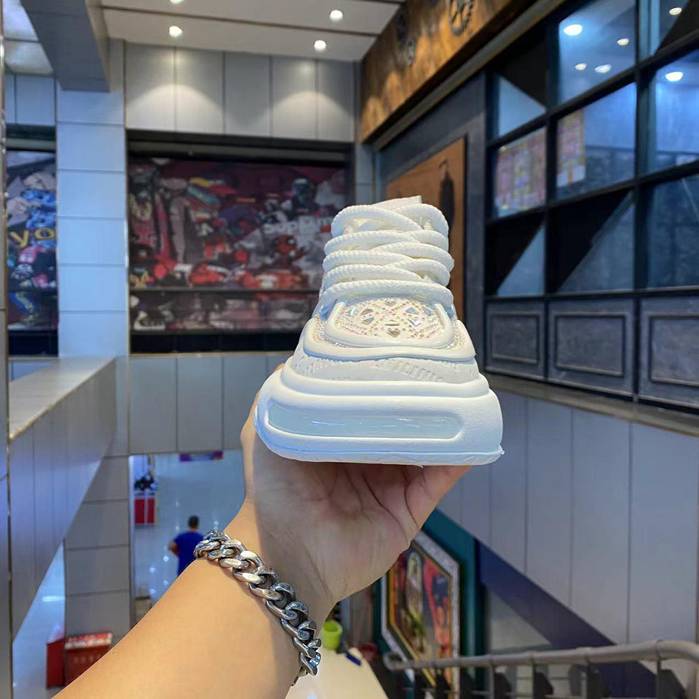 Rhinestone Air Cushion Sneakers