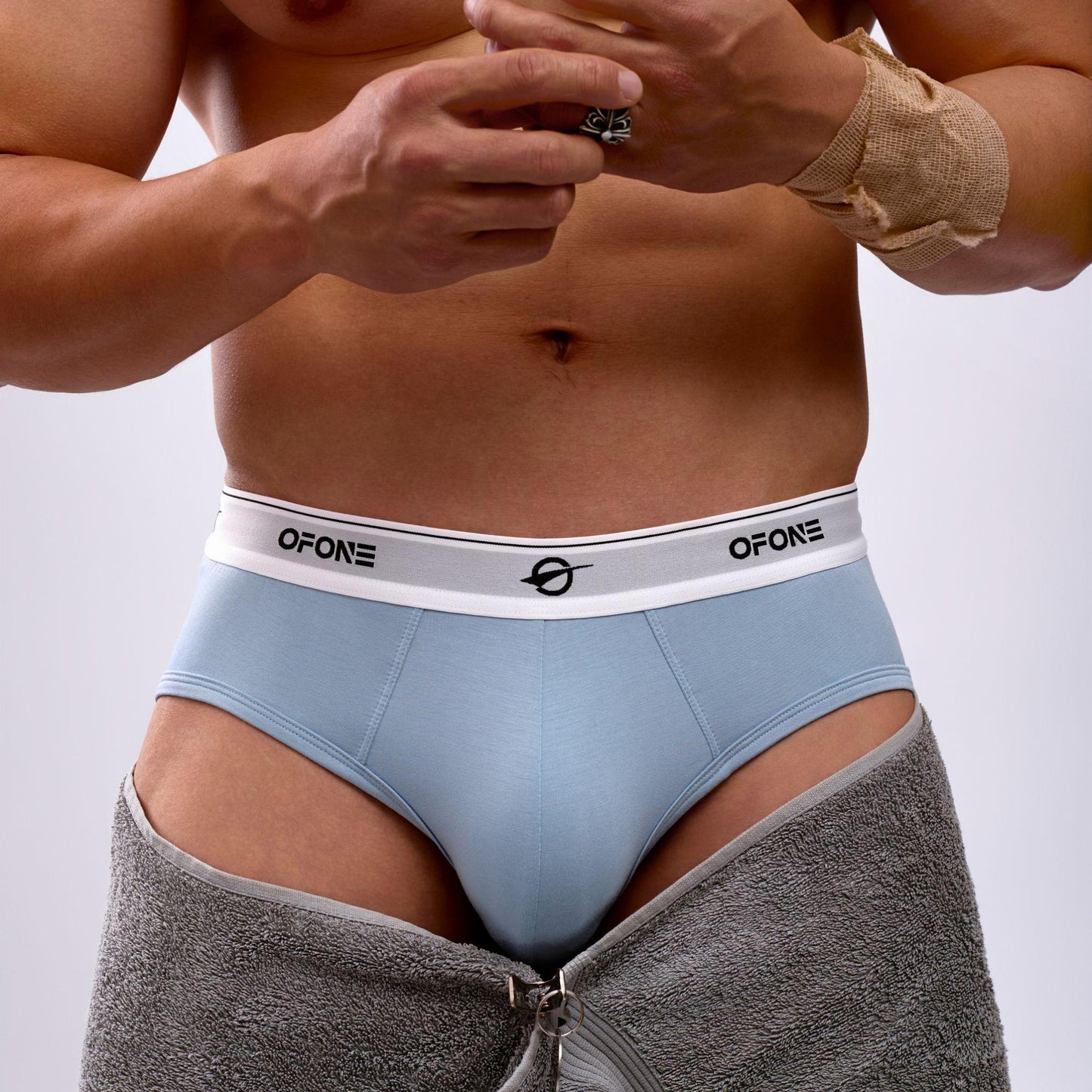 Simple pure cotton pouch underwear