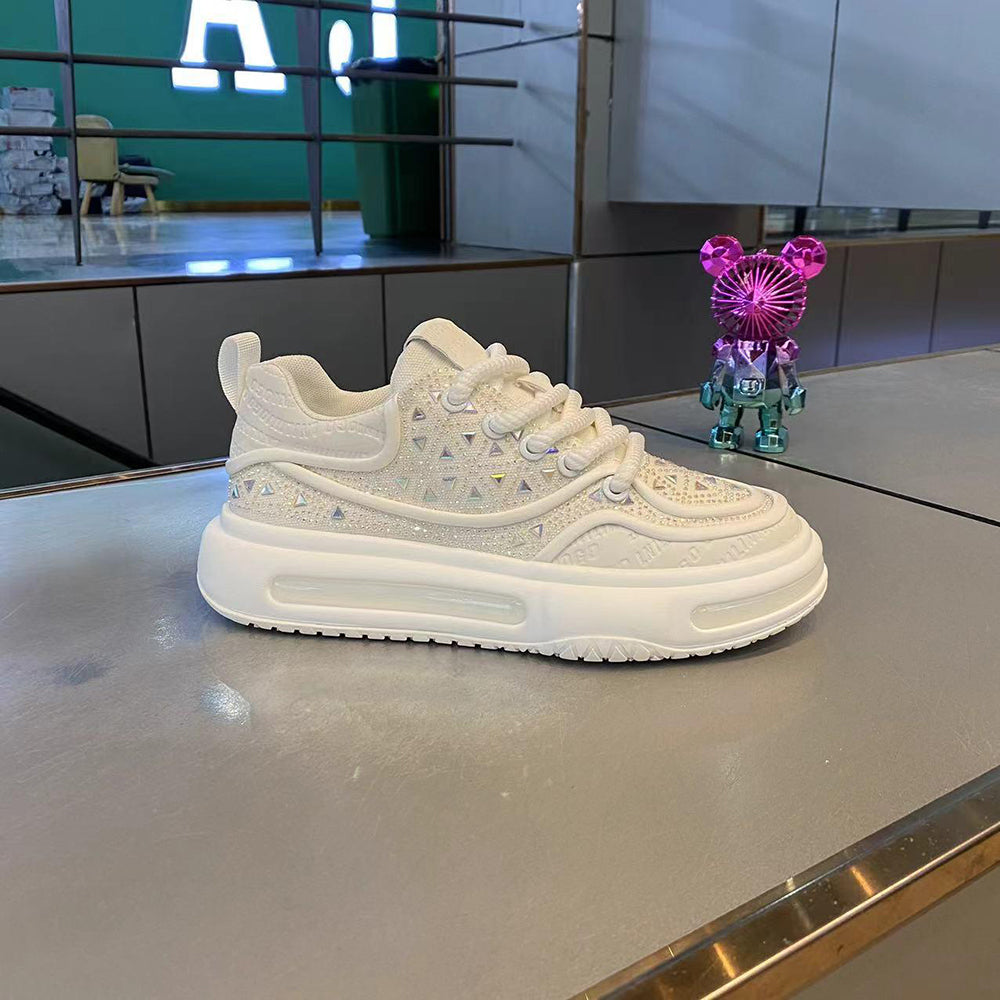 Rhinestone Air Cushion Sneakers