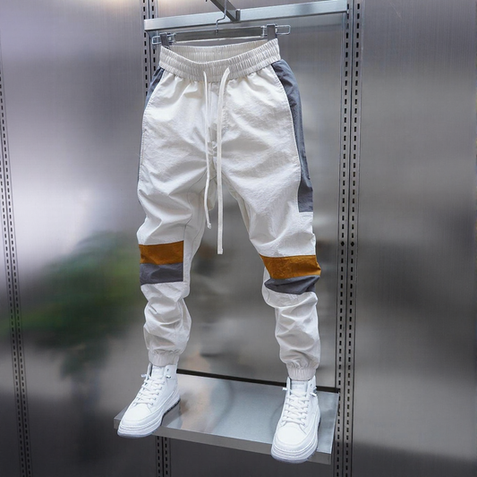 Color Block Trendy Sports Casual Pants