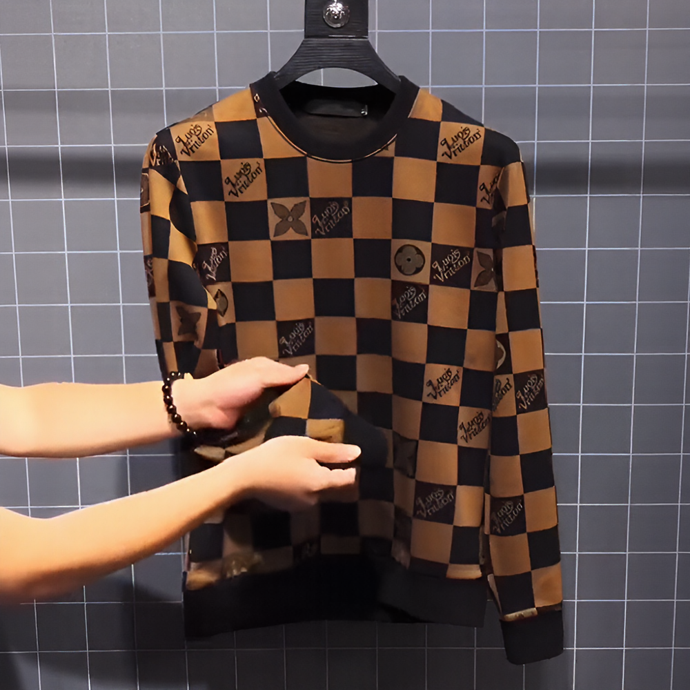 Luxury checkered base layer