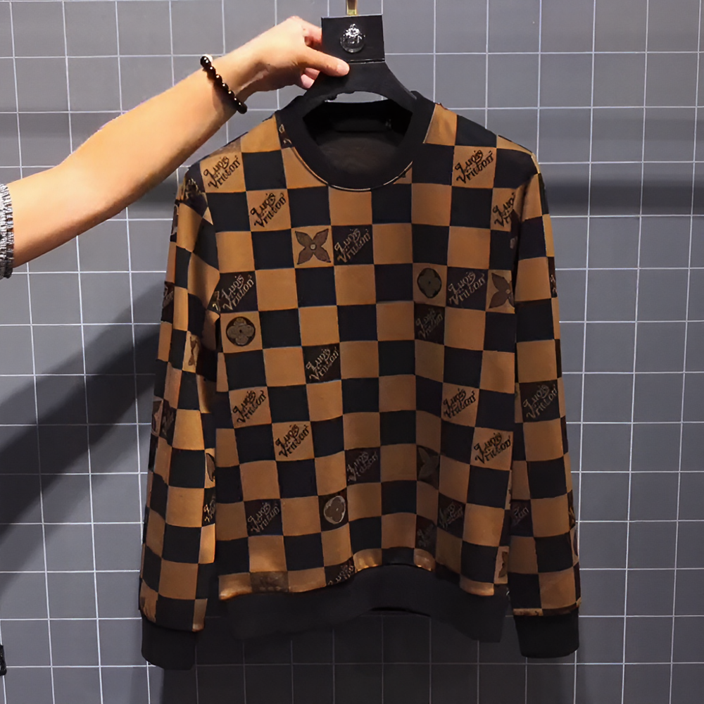 Luxury checkered base layer
