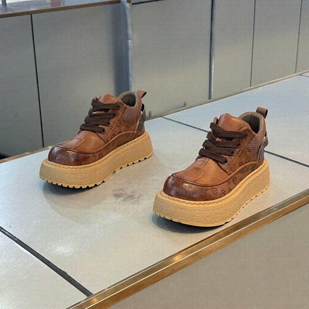 Luxury Embossed Platform Boots II