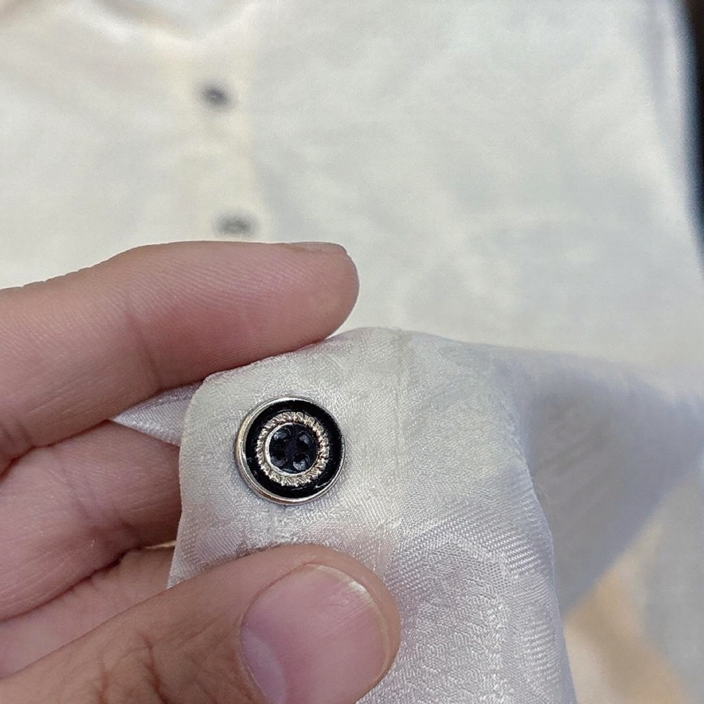 Stable Embossed Silky Shirt