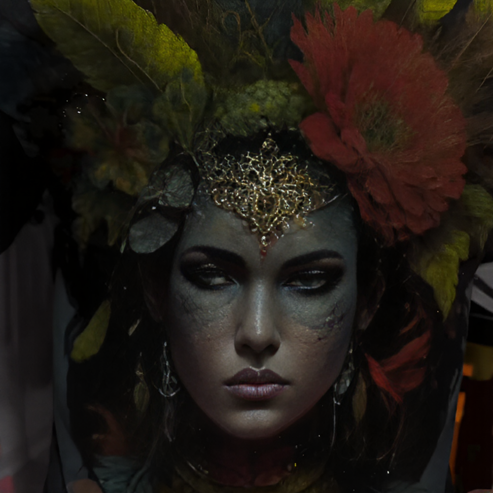 Gallent Print Rhinestone T-shirt