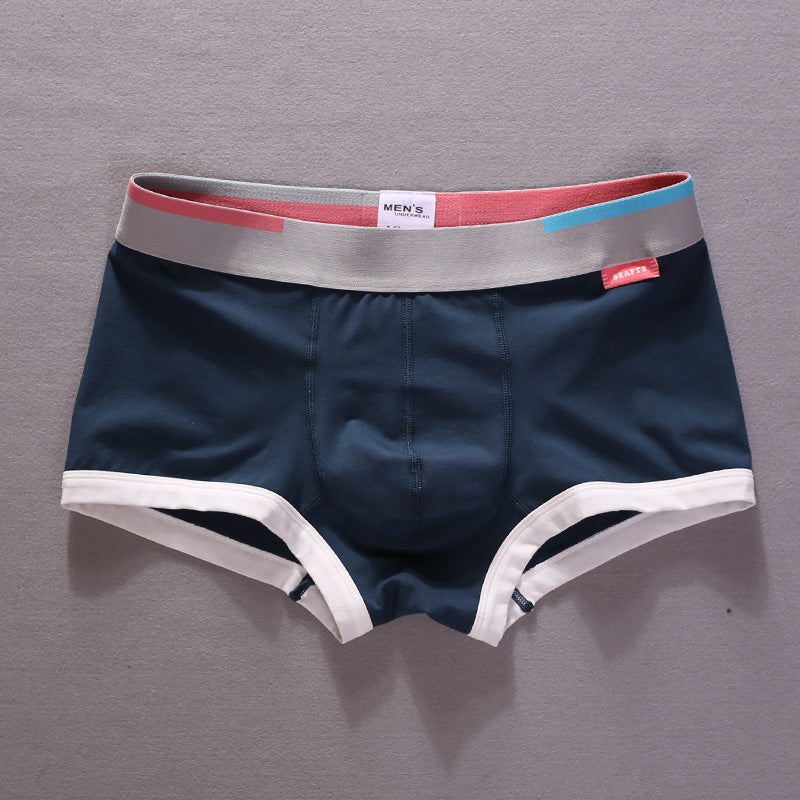 Sealed edges pure cotton boxer briefs