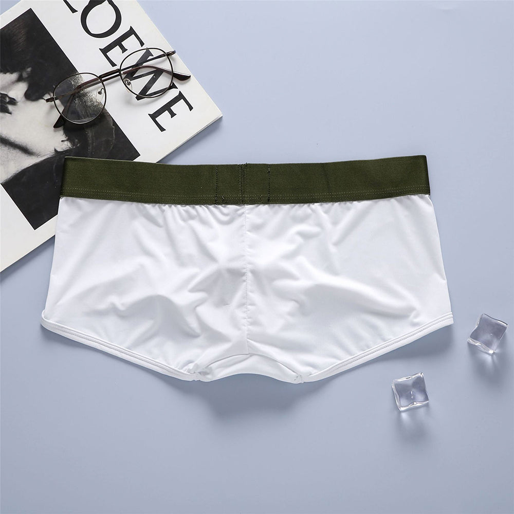 Camouflage pouch cotton boxer briefs