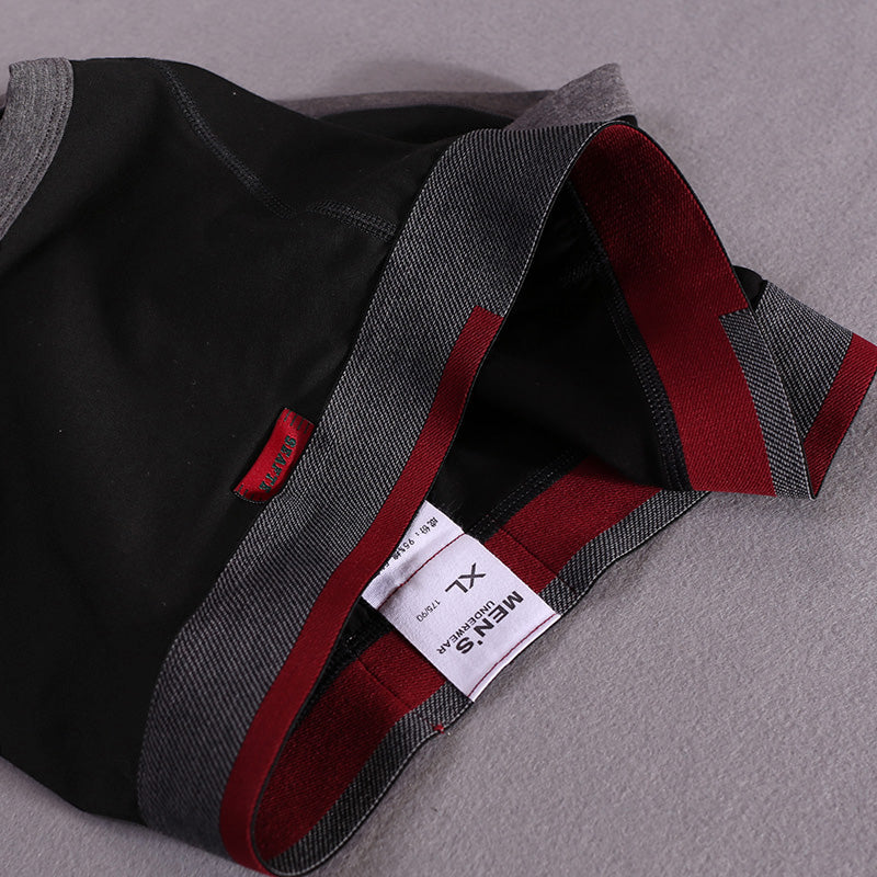 Sealed edges pure cotton boxer briefs