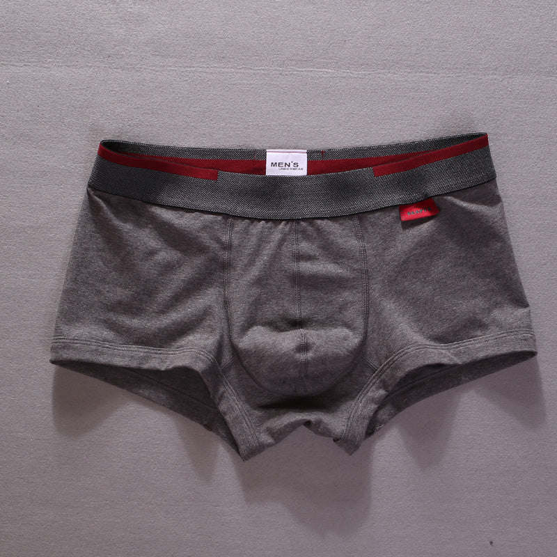 Sealed edges pure cotton boxer briefs