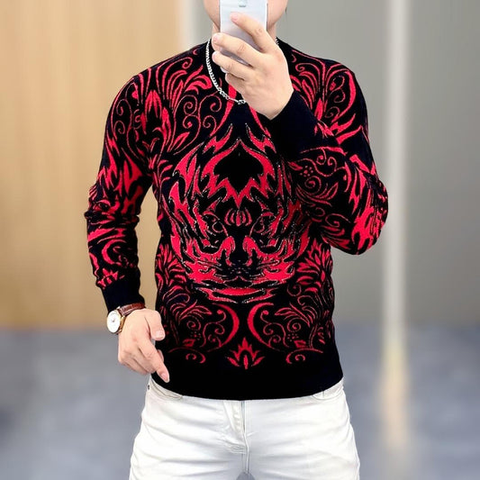 Shining Flame Lion Sweater