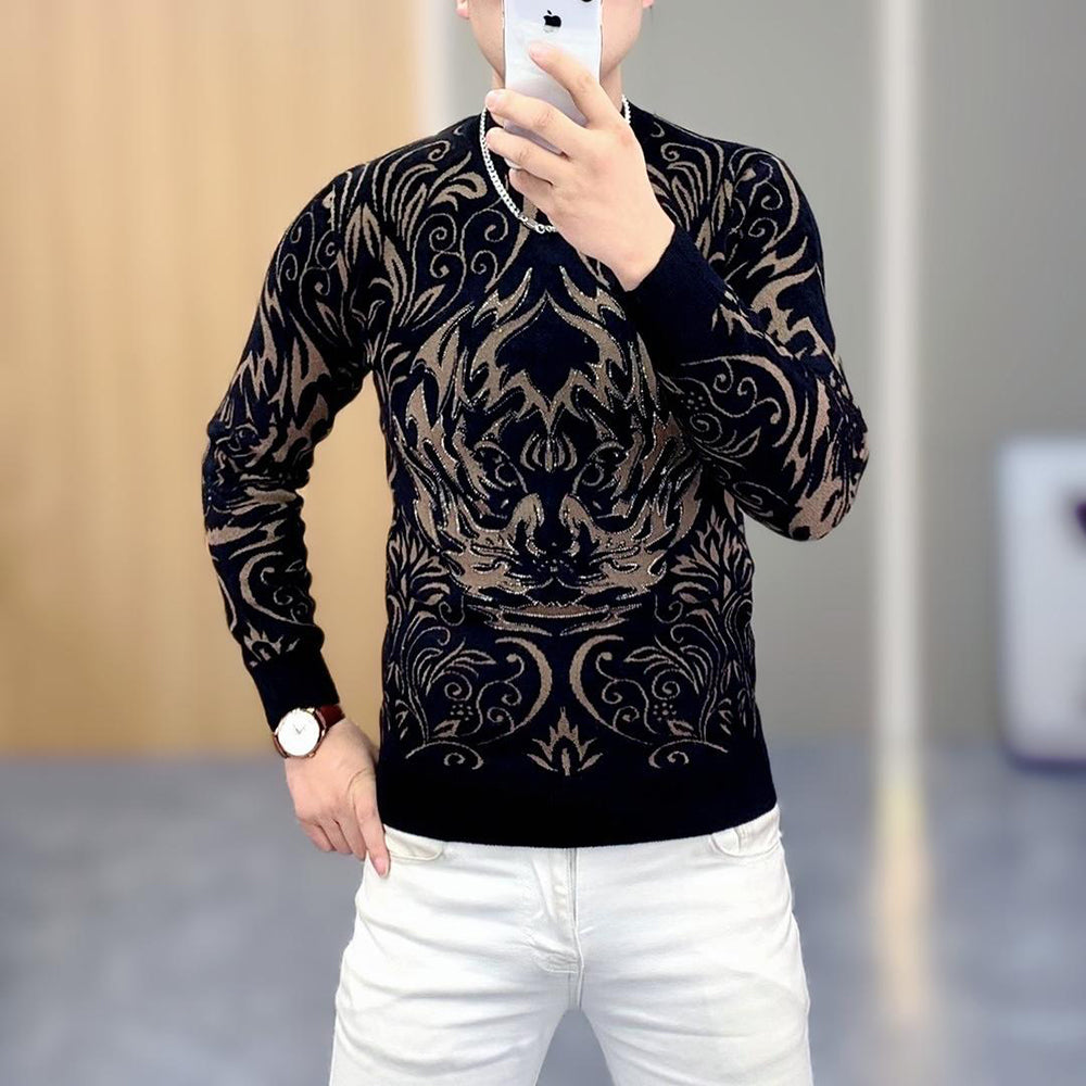 Shining Flame Lion Sweater