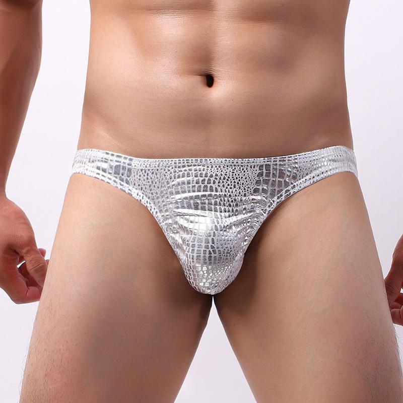 Crocodile pattern sexy briefs