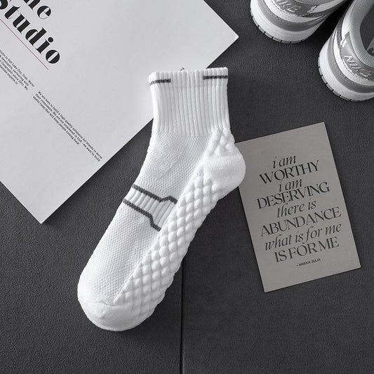 Anti-slip sweat-absorbent breathable sports socks