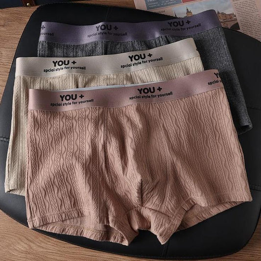 Breathable antibacterial cotton boxers