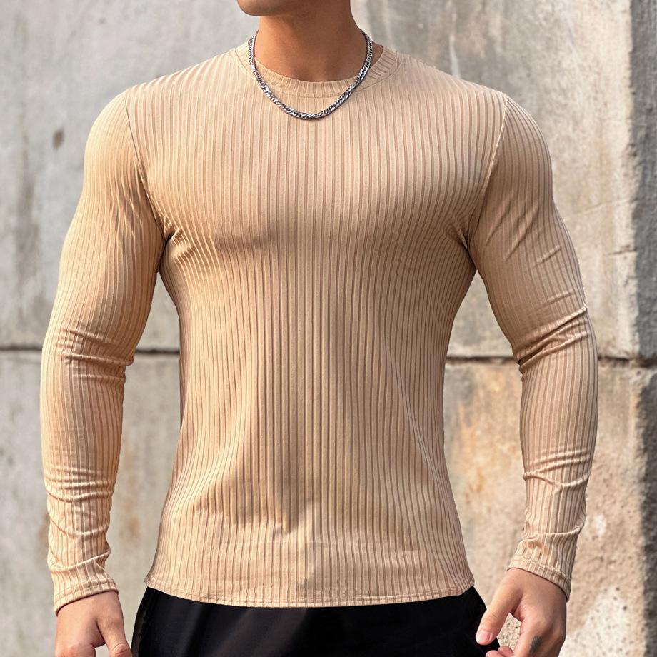 Super stretch stretch cotton slim fit top