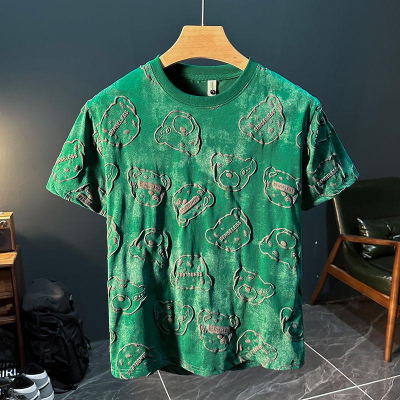 Bear embossed style T-shirt