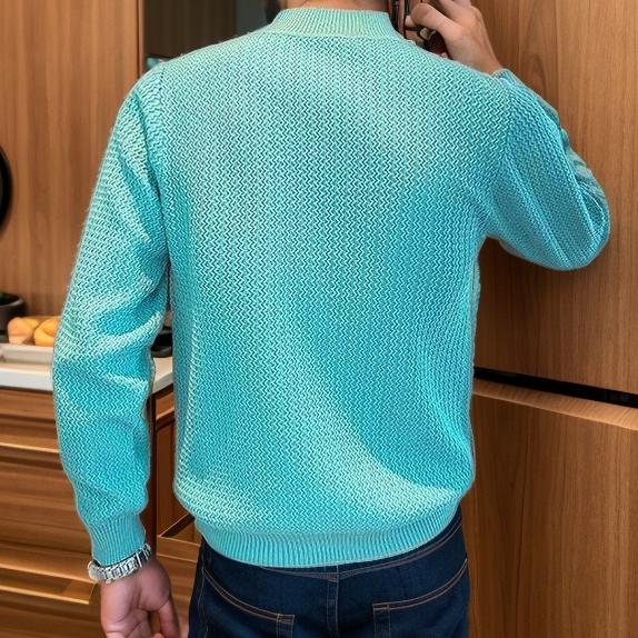 Half turtleneck solid color sweater