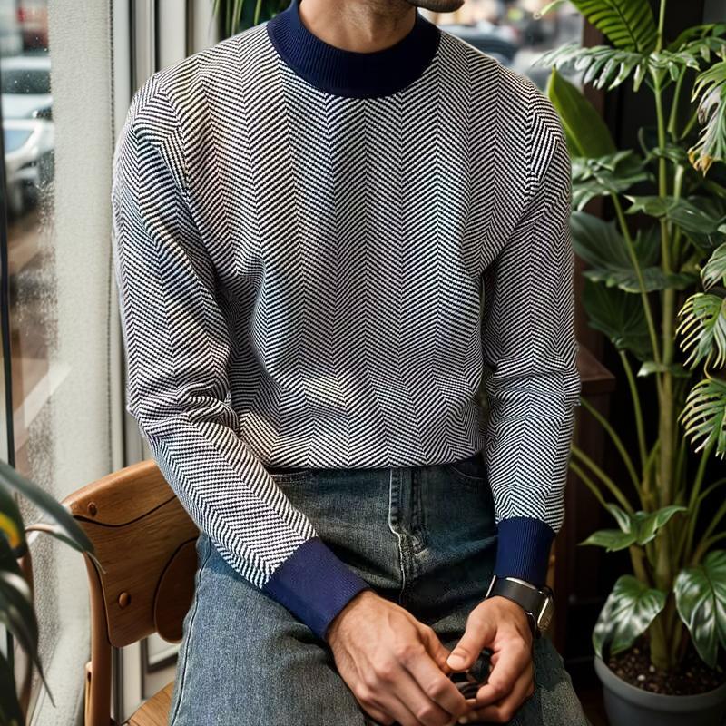 Simple Line Knit Sweater