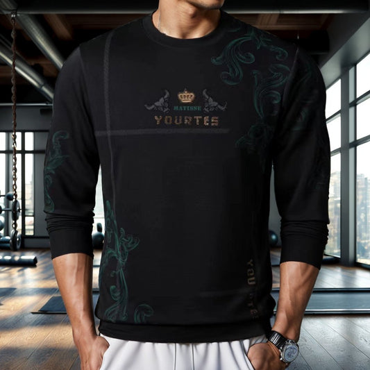 Print breathable skin-friendly sweatshirt