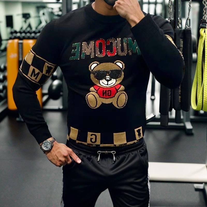 Bear print sweatshirt